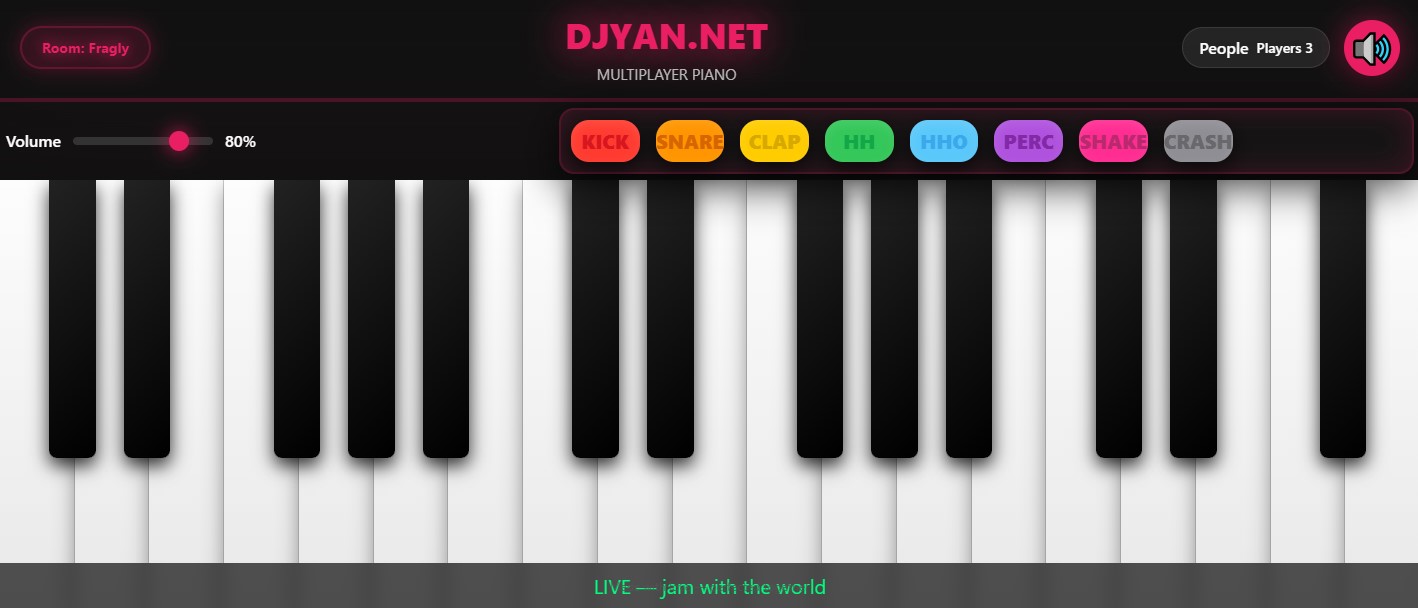 New: Multiplayer Piano with MIDI Keyboard Support (OBS Friendly)