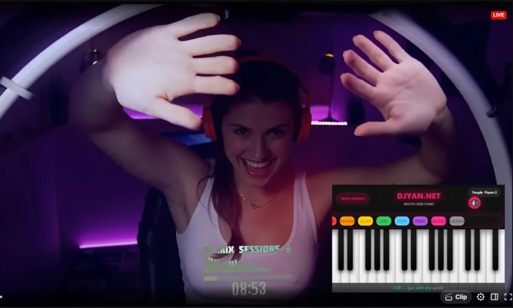 Multiplayer Piano Online – Free Real-Time Collaborative Piano for OBS & Twitch Streaming